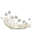 Pearl Snowflake Flower Bridal Crown