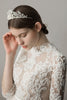 Load image into Gallery viewer, Pearl Snowflake Flower Bridal Crown