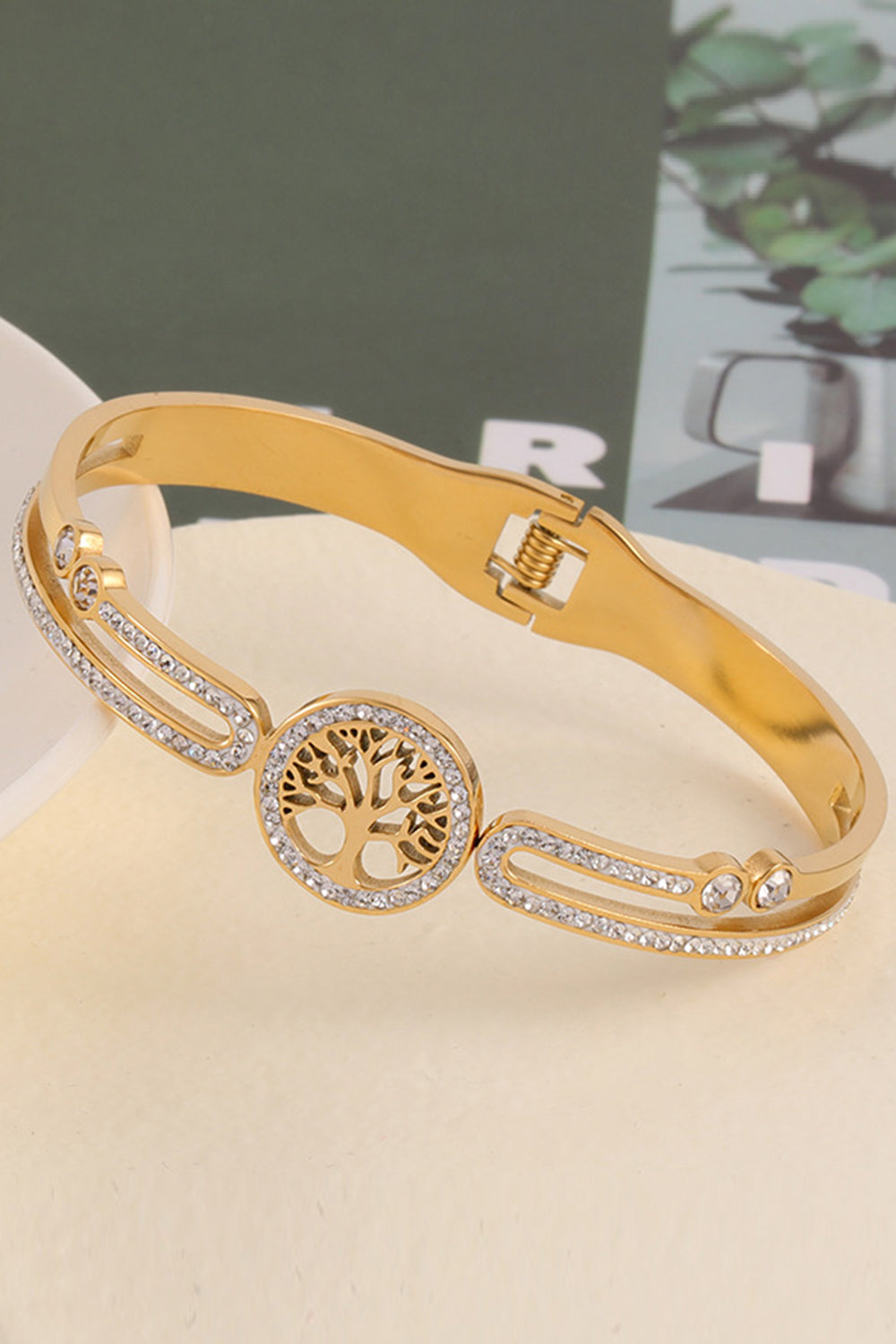 Fashion Stainless Steel Bracelet with Beading