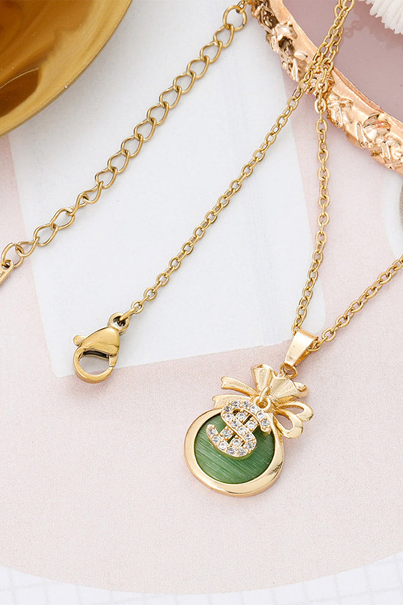 Load image into Gallery viewer, Golden Money Bag Necklace