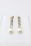 Crystal Pearl Earrings