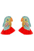 Load image into Gallery viewer, Colorful Bird Earrings