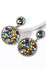 Load image into Gallery viewer, Colorful Beading Round Earrings