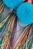Load image into Gallery viewer, Blue Macrame Earrings