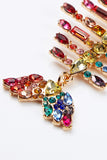 Colorful Beaded Fishbone Earrings