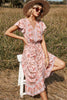 Load image into Gallery viewer, Floral Print Summer Boho Dress