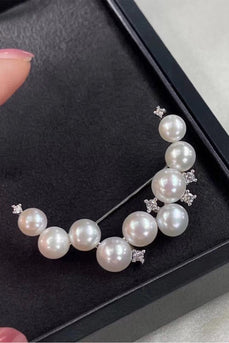 Natural Pearls Brooch
