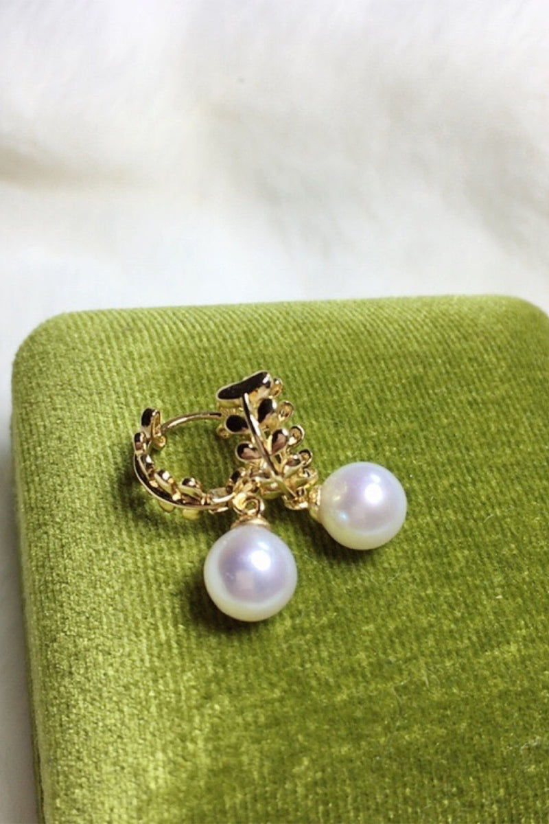 Load image into Gallery viewer, Wheat Earrings with Pearls