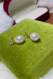 White Pearl Earrings