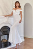 Load image into Gallery viewer, White Off the Shoulder Mermaid Prom Dress
