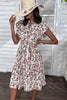 Load image into Gallery viewer, Floral Print Summer Dress with Ruffles
