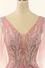 Load image into Gallery viewer, Blush Beading Tulle A-line Prom Dress