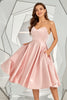 Load image into Gallery viewer, Blush Sweetheart A Line Graduation Dress