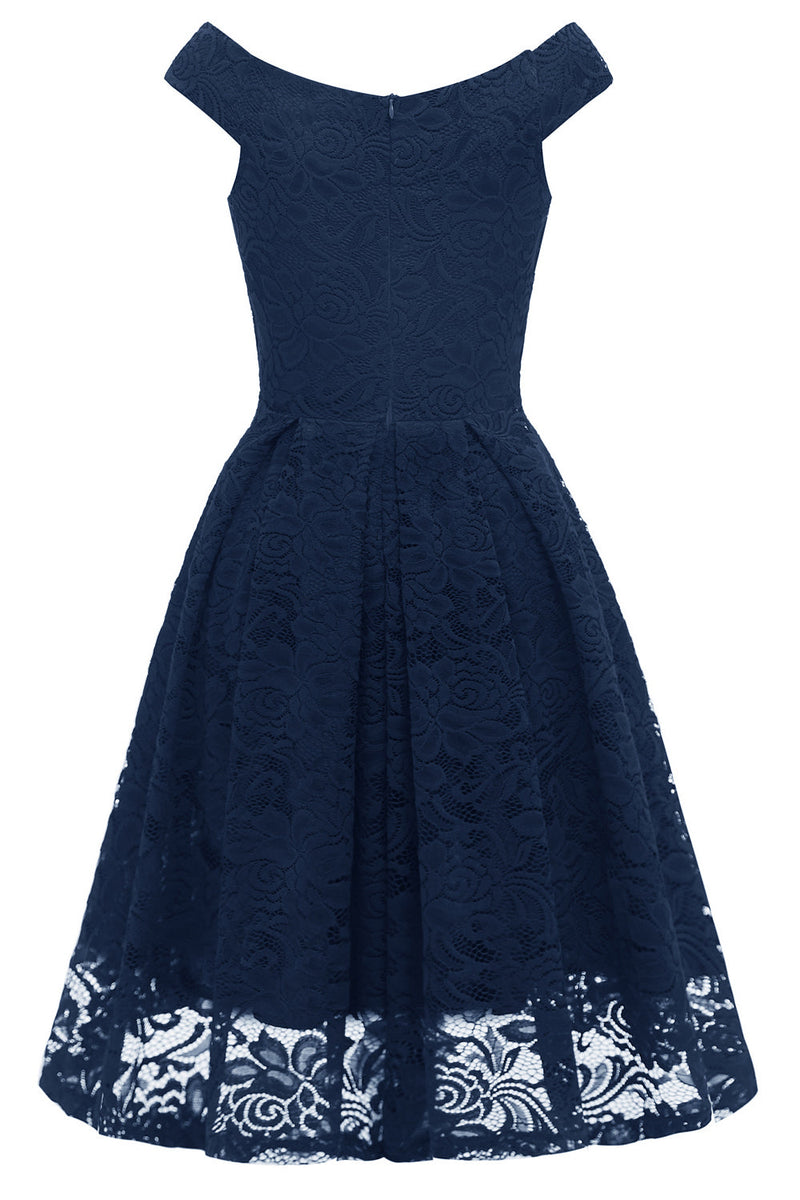 Load image into Gallery viewer, Vintage A-line Lace Dress