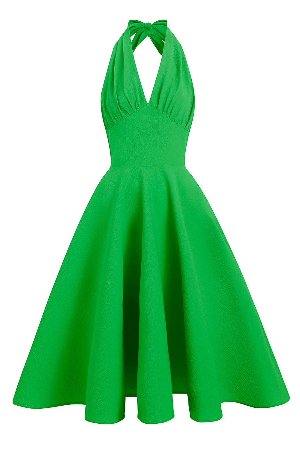 Green Pin Up Vintage 1950s Dress