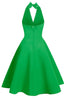 Load image into Gallery viewer, Green Pin Up Vintage 1950s Dress