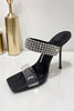 Load image into Gallery viewer, Square Toe Stiletto High Heels with Beading