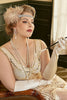 Load image into Gallery viewer, Champagne Drop Earrings Necklace 1920s Party Accessories Set