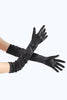 Load image into Gallery viewer, Black Party Gloves With Beadings