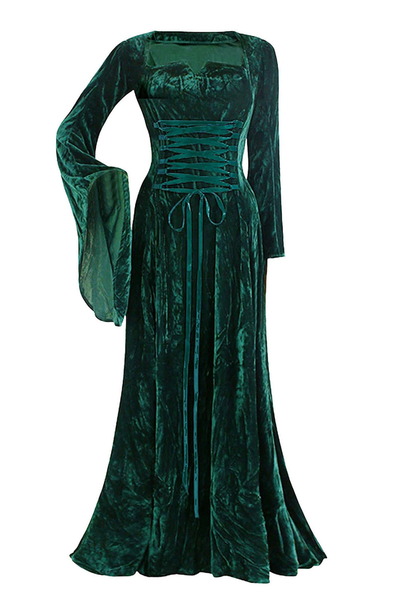 Load image into Gallery viewer, Velvet Long Sleeves Halloween Dress
