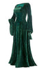 Load image into Gallery viewer, Velvet Long Sleeves Halloween Dress