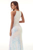 Load image into Gallery viewer, Sequins Halter Long Prom Dress with Slit