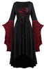 Load image into Gallery viewer, Black Long Sleeves Vintage Halloween Dress