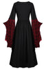 Load image into Gallery viewer, Black Long Sleeves Vintage Halloween Dress