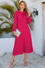 Load image into Gallery viewer, Long Sleeves Casual Dress with Bow