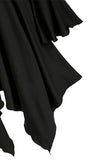 Black Long Sleeves Lace-up Halloween Dress