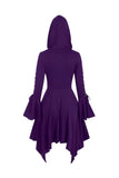 Black Long Sleeves Lace-up Halloween Dress