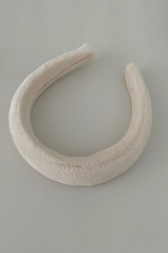 Ivory Plush Headband