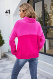 Women's Turtleneck Loose Pullover Sweater