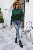 Women's Turtleneck Loose Pullover Sweater