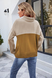 Women's Turtleneck Loose Pullover Sweater