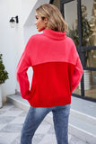 Women's Turtleneck Loose Pullover Sweater