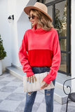 Women's Turtleneck Loose Pullover Sweater