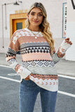 Loose Crew Neck Pullover Sweater