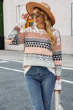 Loose Crew Neck Pullover Sweater