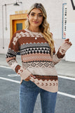 Loose Crew Neck Pullover Sweater