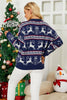 Load image into Gallery viewer, Drizzle Christmas Fawn Jacquard Sweater