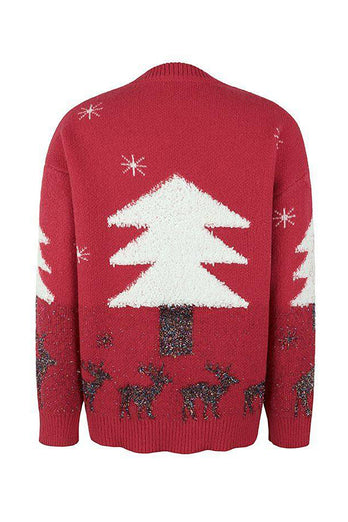 Fawn Christmas Pullover Sweater