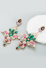 Load image into Gallery viewer, Colorful Beaded Rhinestone Party Earrings
