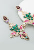 Load image into Gallery viewer, Colorful Beaded Rhinestone Party Earrings
