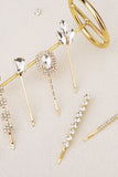 Golden Rhinestones Hair Clip