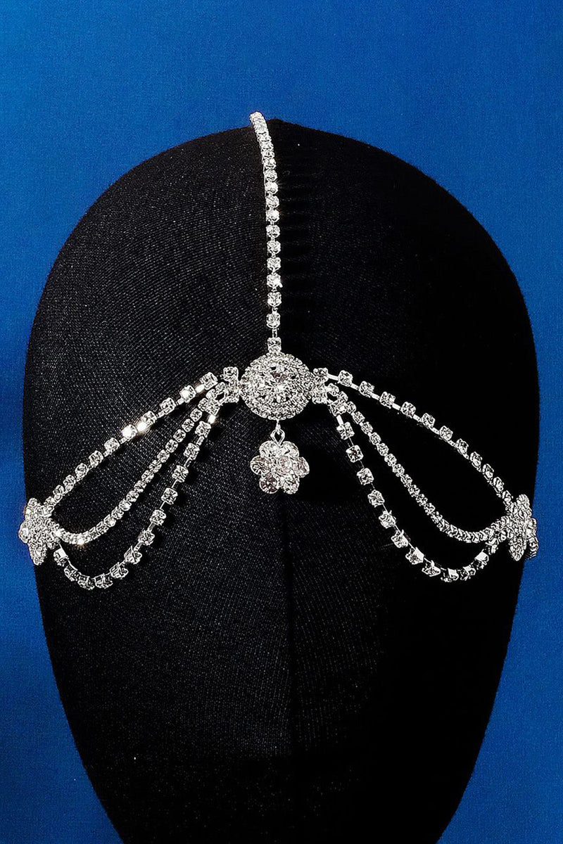 Load image into Gallery viewer, Simple Rhinestone Bridal Headband