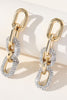 Load image into Gallery viewer, Metallic Chain Rhinestones Earrings