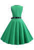 Load image into Gallery viewer, Blush Sleeveless V-Neck 1950s Dress With Bowknot