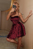 Load image into Gallery viewer, A-line Spaghetti Strap Black Short Party Dress