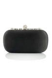 Rhinestone Sparkly Black Party Clutch Bag